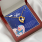 To My Wife Better Gift Forever Necklace w Message Card-Express Your Love Gifts