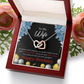 To My Wife Birthday Message Forever and Together Inseparable Necklace-Express Your Love Gifts