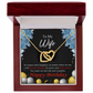 To My Wife Birthday Message Forever and Together Inseparable Necklace-Express Your Love Gifts