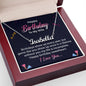 To My Wife Birthday Message Gem Like You Custom Name Necklace-Express Your Love Gifts