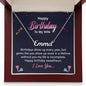 To My Wife Birthday Message Gem Like You Custom Name Necklace-Express Your Love Gifts