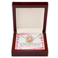 To My Wife Birthday Message Love and Affection Inseparable Necklace-Express Your Love Gifts