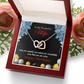 To My Wife Birthday Message Love You Sweetly Inseparable Necklace-Express Your Love Gifts