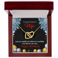 To My Wife Birthday Message Love You Sweetly Inseparable Necklace-Express Your Love Gifts