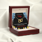 To My Wife Birthday Message Love You Sweetly Inseparable Necklace-Express Your Love Gifts