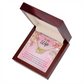 To My Wife Birthday Message Loving Me Unconditionally Inseparable Necklace-Express Your Love Gifts
