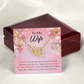 To My Wife Birthday Message Loving Me Unconditionally Inseparable Necklace-Express Your Love Gifts
