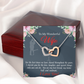 To My Wife Birthday Message You Are Cherished Inseparable Necklace-Express Your Love Gifts