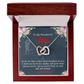 To My Wife Birthday Message You Are Cherished Inseparable Necklace-Express Your Love Gifts