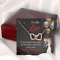 To My Wife Birthday Message You Make me Better Inseparable Necklace-Express Your Love Gifts