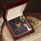 To My Wife Birthday Message You Make me Better Inseparable Necklace-Express Your Love Gifts