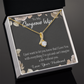 To My Wife Can’t Imagine a Life Without You Alluring Ribbon Necklace Message Card-Express Your Love Gifts