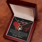 To My Wife Distance Teaches Us Forever Necklace w Message Card-Express Your Love Gifts