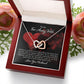 To My Wife Distance Teaches Us Inseparable Necklace-Express Your Love Gifts