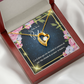 To My Wife En el día de su Boda Forever Necklace w Message Card-Express Your Love Gifts