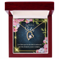 To My Wife En el día de su Boda Forever Necklace w Message Card-Express Your Love Gifts