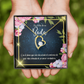 To My Wife En el día de su Boda Forever Necklace w Message Card-Express Your Love Gifts