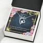 To My Wife En el día de su Boda Forever Necklace w Message Card-Express Your Love Gifts