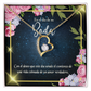 To My Wife En el día de su Boda Forever Necklace w Message Card-Express Your Love Gifts