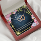 To My Wife En el día de su Boda Inseparable Necklace-Express Your Love Gifts