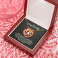 To My Wife Every Time I See You Forever Necklace w Message Card-Express Your Love Gifts