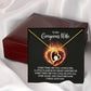 To My Wife Every Time I See You Forever Necklace w Message Card-Express Your Love Gifts