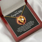 To My Wife Every Time I See You Forever Necklace w Message Card-Express Your Love Gifts