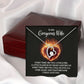 To My Wife Every Time I See You Forever Necklace w Message Card-Express Your Love Gifts