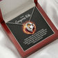 To My Wife Every Time I See You Forever Necklace w Message Card-Express Your Love Gifts