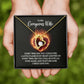 To My Wife Every Time I See You Forever Necklace w Message Card-Express Your Love Gifts