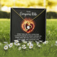 To My Wife Every Time I See You Forever Necklace w Message Card-Express Your Love Gifts