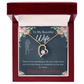 To My Wife Everything is Wonderful Forever Birthday Message Necklace w Message Card-Express Your Love Gifts