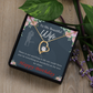 To My Wife Everything is Wonderful Forever Birthday Message Necklace w Message Card-Express Your Love Gifts