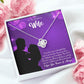 To My Wife Favorite Story Infinity Knot Necklace Message Card-Express Your Love Gifts