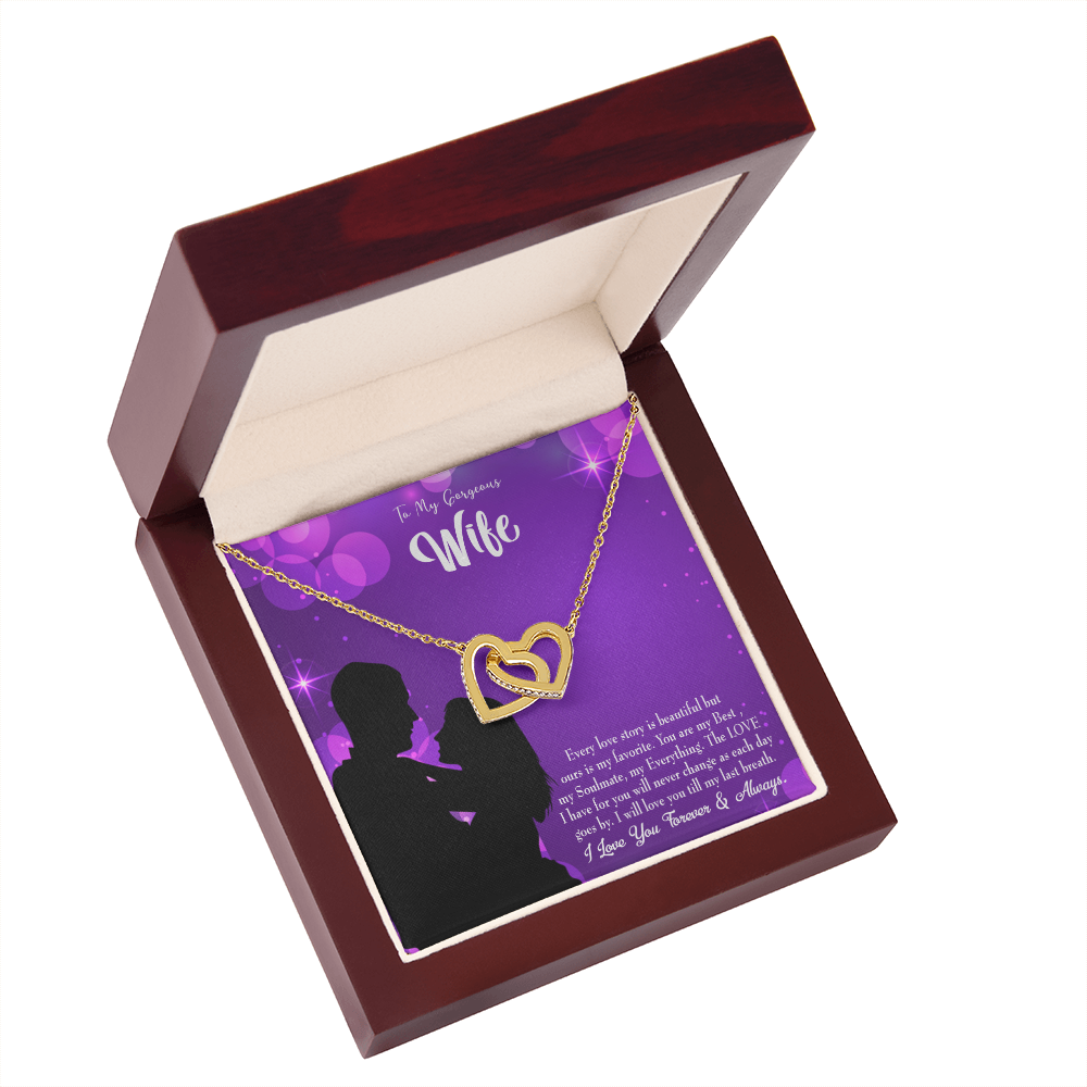 To My Wife Favorite Story Inseparable Necklace-Express Your Love Gifts