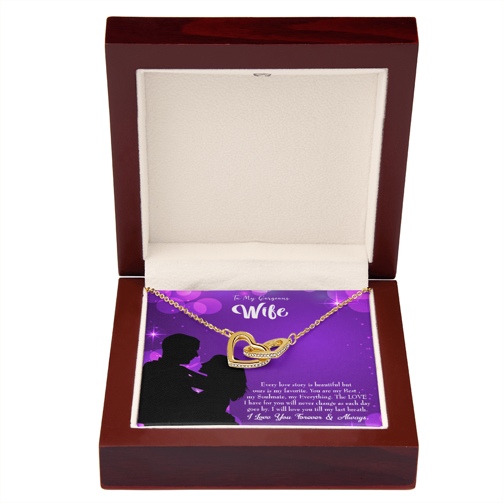 To My Wife Favorite Story Inseparable Necklace-Express Your Love Gifts