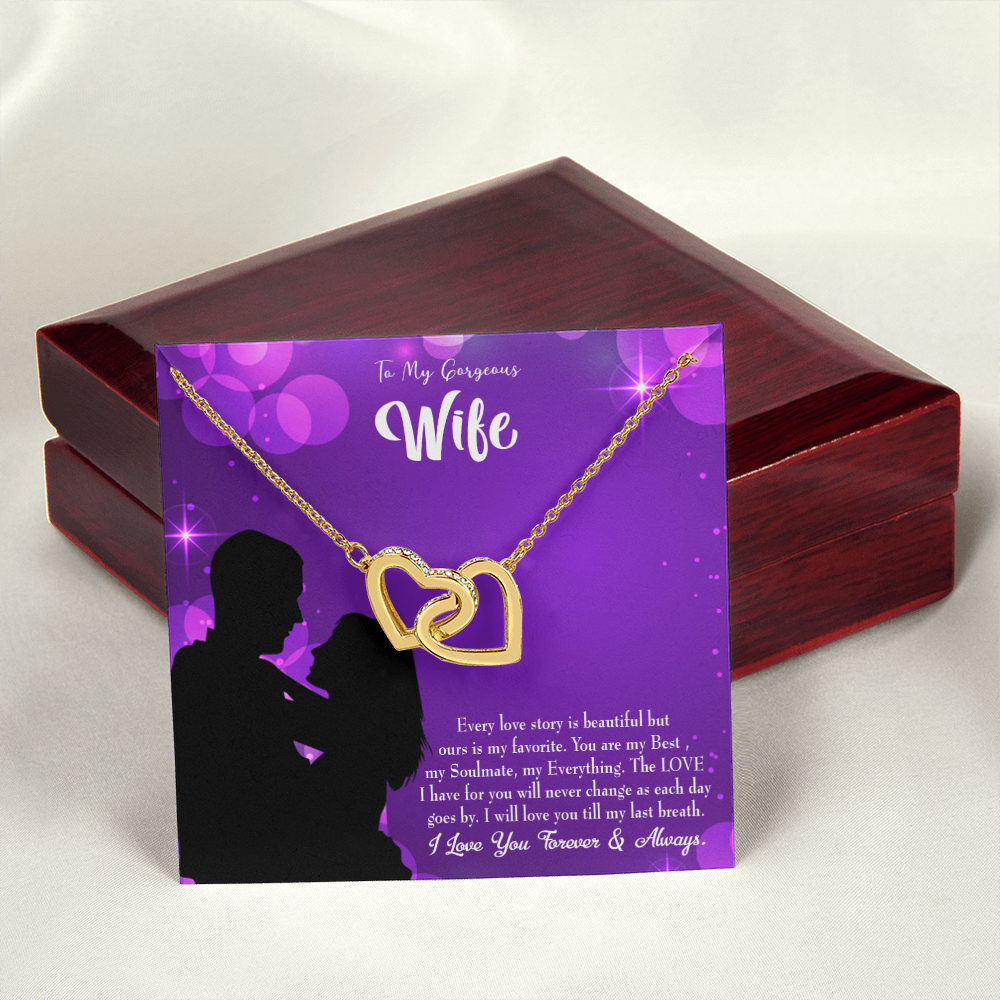 To My Wife Favorite Story Inseparable Necklace-Express Your Love Gifts