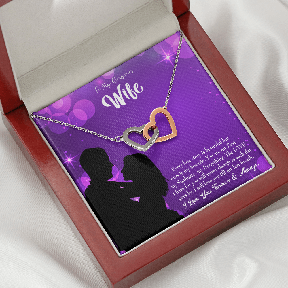 To My Wife Favorite Story Inseparable Necklace-Express Your Love Gifts