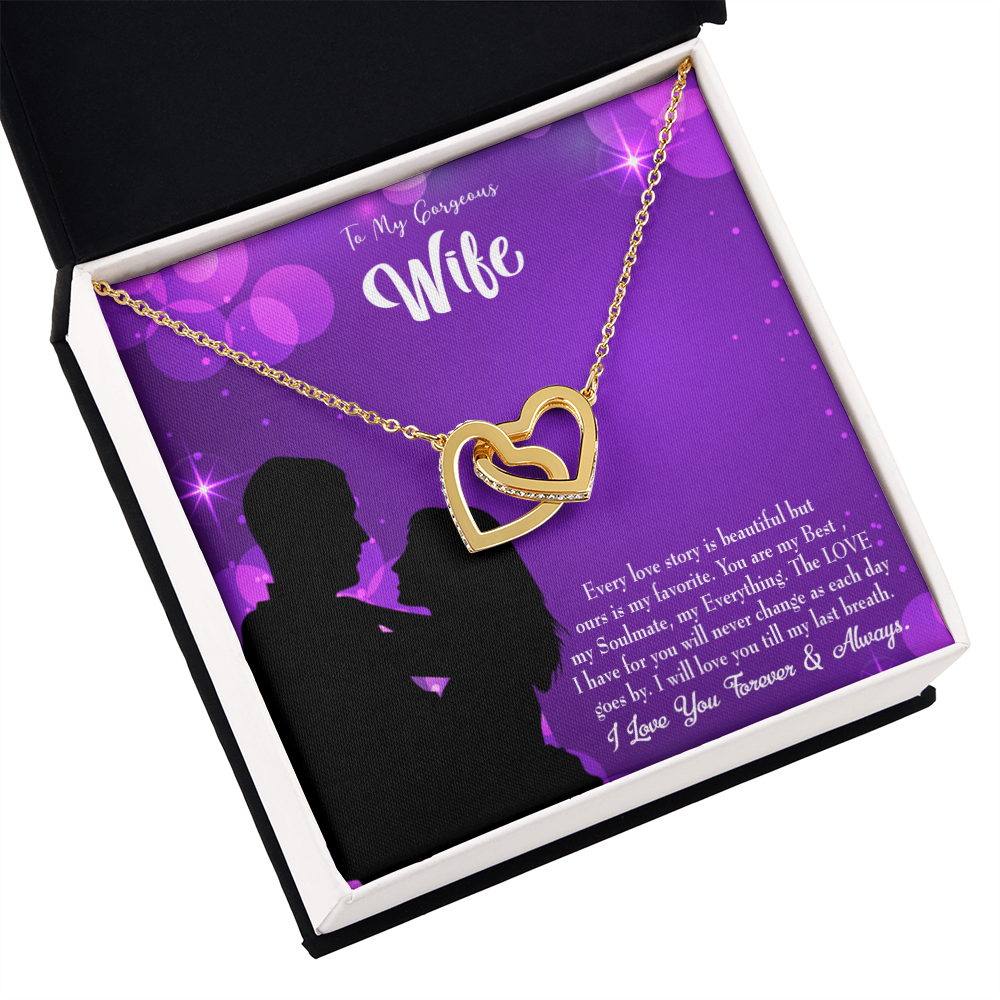 To My Wife Favorite Story Inseparable Necklace-Express Your Love Gifts