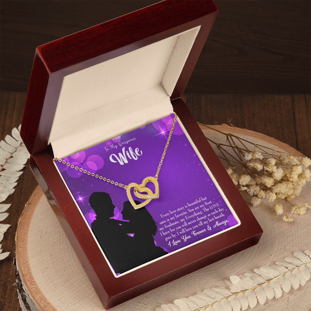 To My Wife Favorite Story Inseparable Necklace-Express Your Love Gifts