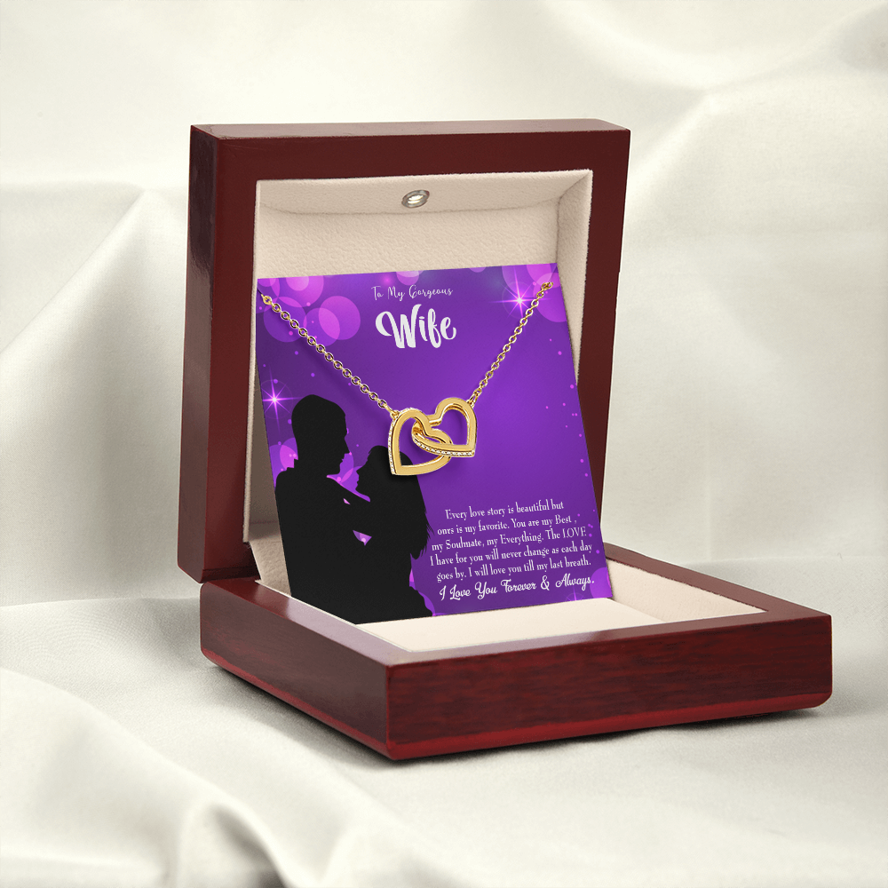 To My Wife Favorite Story Inseparable Necklace-Express Your Love Gifts