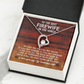 To My Wife Firewife Independence Day Forever Necklace w Message Card-Express Your Love Gifts