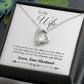 To My Wife Forever and Always From Husband Forever Necklace w Message Card-Express Your Love Gifts