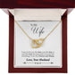 To My Wife Forever and Always Inseparable Necklace-Express Your Love Gifts