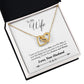 To My Wife Forever and Always Inseparable Necklace-Express Your Love Gifts