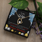To My Wife Forever and Together Birthday Message Forever Necklace w Message Card-Express Your Love Gifts