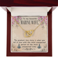 To My Wife Greatest Love Story Marine Wife Inseparable Necklace-Express Your Love Gifts