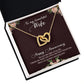 To My Wife Happy Anniversary Inseparable Necklace-Express Your Love Gifts