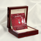 To My Wife Happy Birthday Alluring Ribbon Necklace Message Card-Express Your Love Gifts