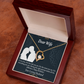To My Wife Happy Birthday Dear Forever Necklace w Message Card-Express Your Love Gifts
